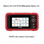 Battery Replacement for LAUNCH Millennium Master 2.0 Scanner